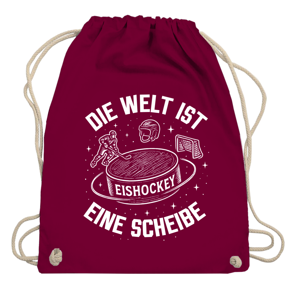 Turnbeutel DIE WELT IST EINE SCHEIBE
