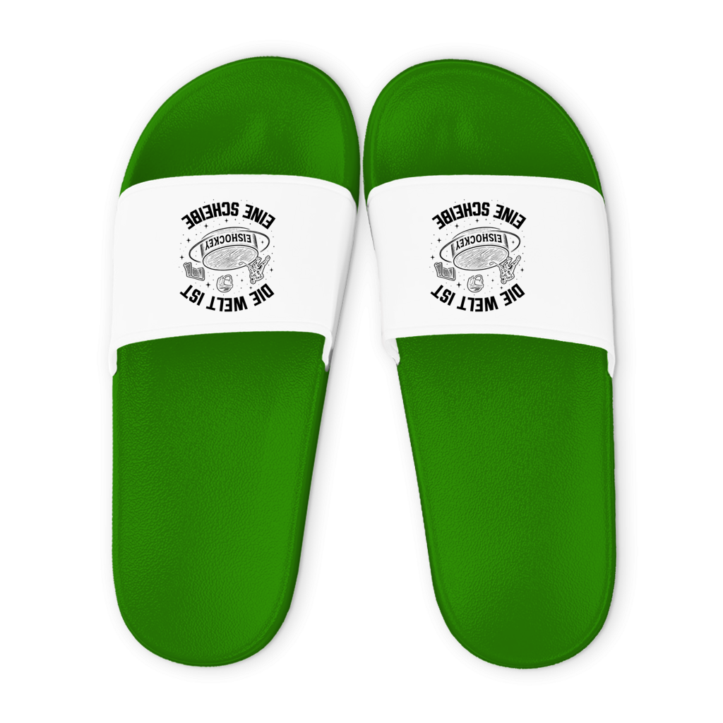 Badelatschen DIE WELT IST EINE SCHEIBE