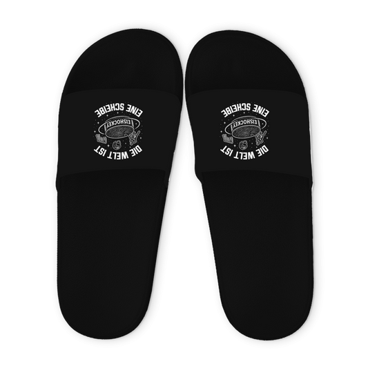 Badelatschen DIE WELT IST EINE SCHEIBE