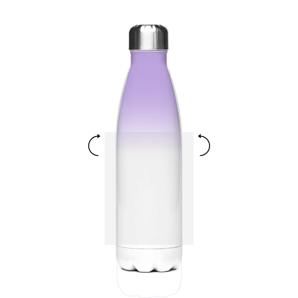 Edelstahl-Thermoflasche DIE WELT IST EINE SCHEIBE