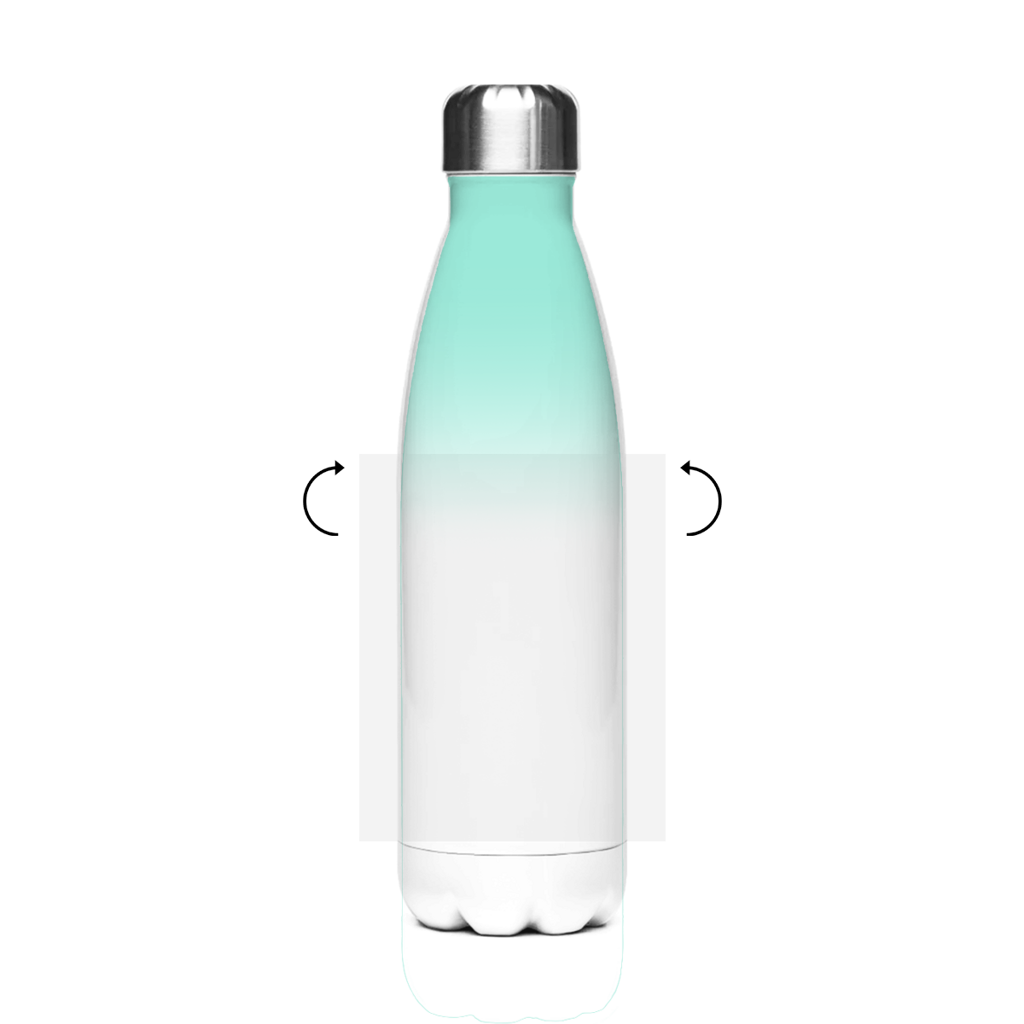 Edelstahl-Thermoflasche DIE WELT IST EINE SCHEIBE