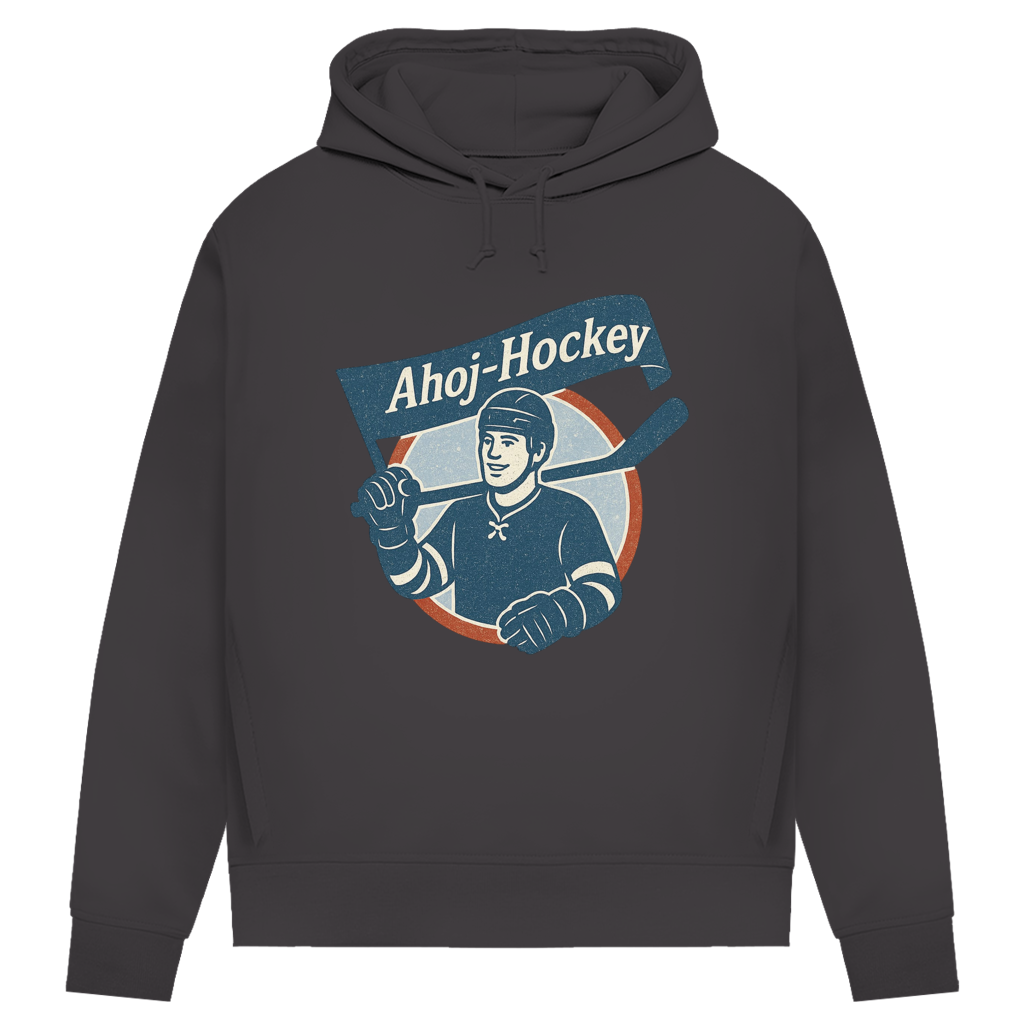 Damen Premium Bio Hoodie AHOJ-HOCKEY VINTAGE