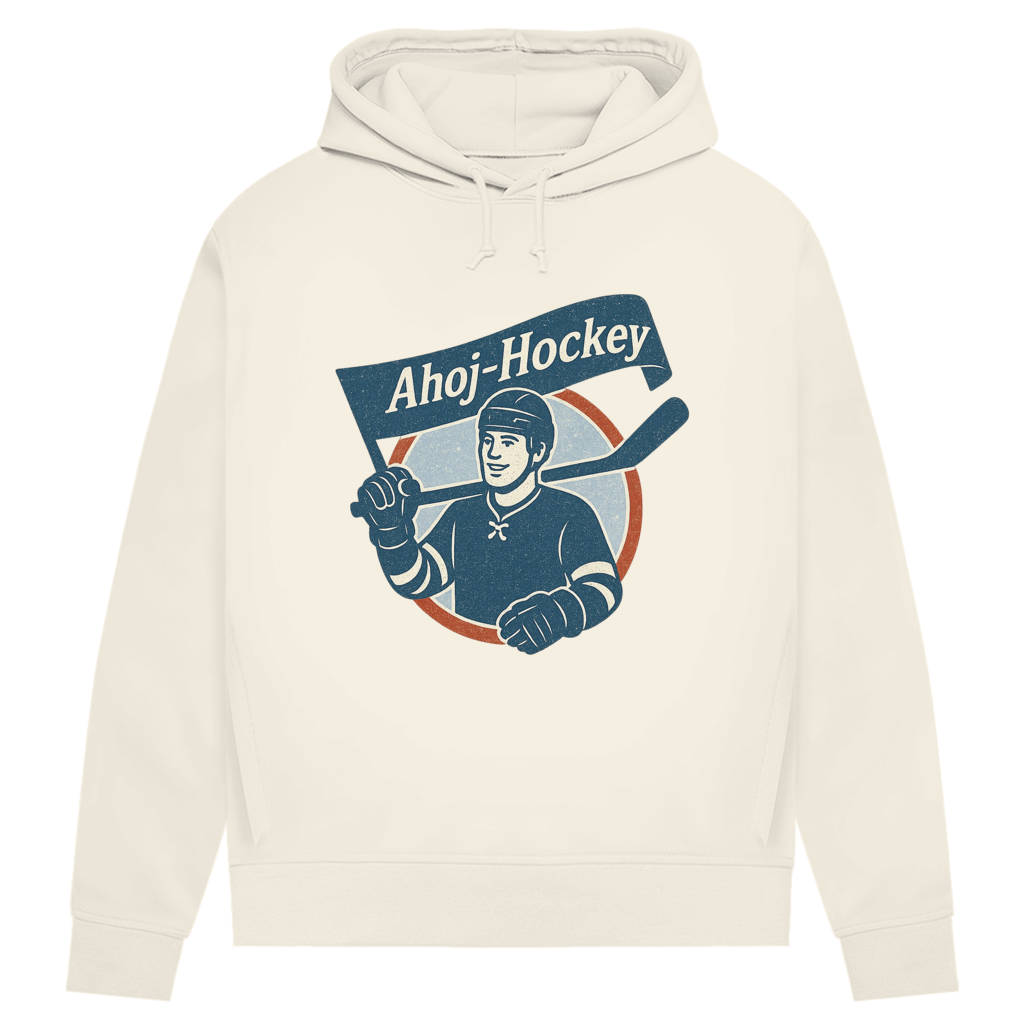 Damen Premium Bio Hoodie AHOJ-HOCKEY VINTAGE