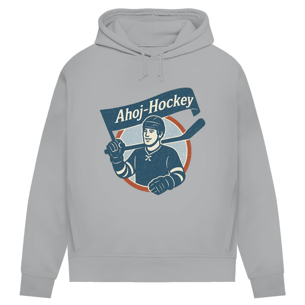 Damen Premium Bio Hoodie AHOJ-HOCKEY VINTAGE