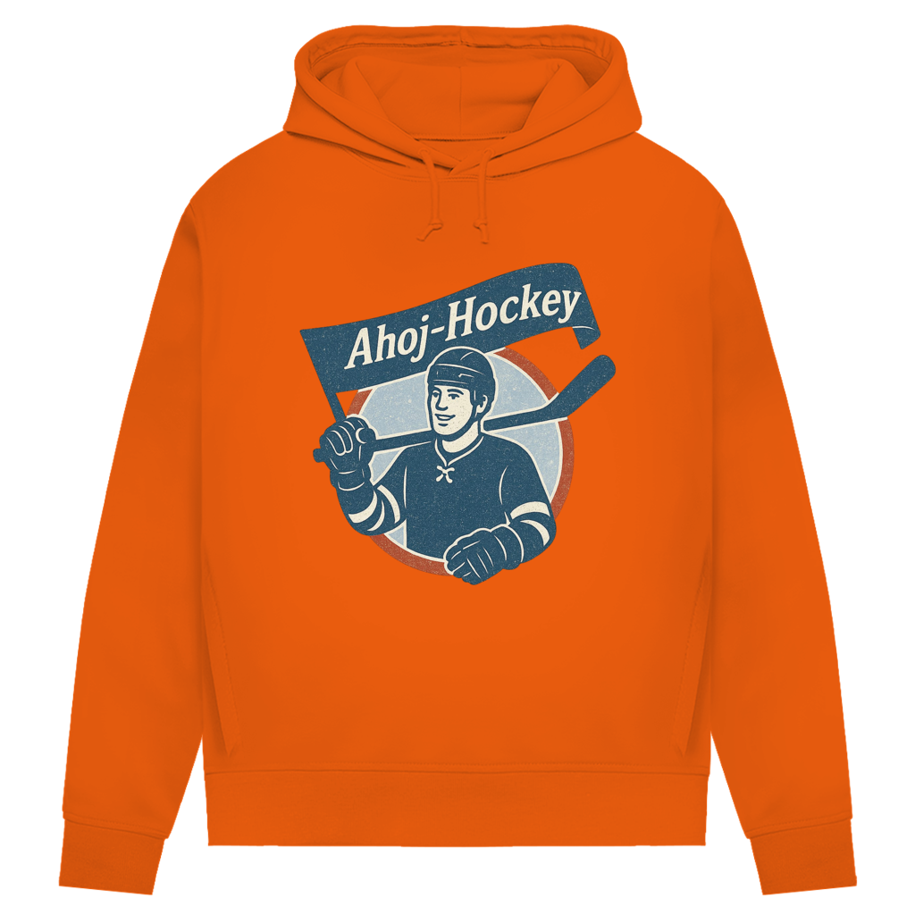 Damen Premium Bio Hoodie AHOJ-HOCKEY VINTAGE