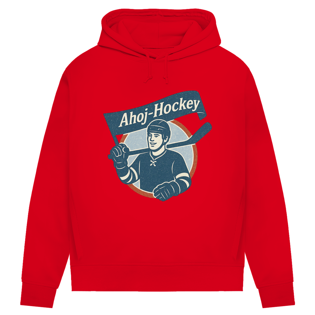 Damen Premium Bio Hoodie AHOJ-HOCKEY VINTAGE