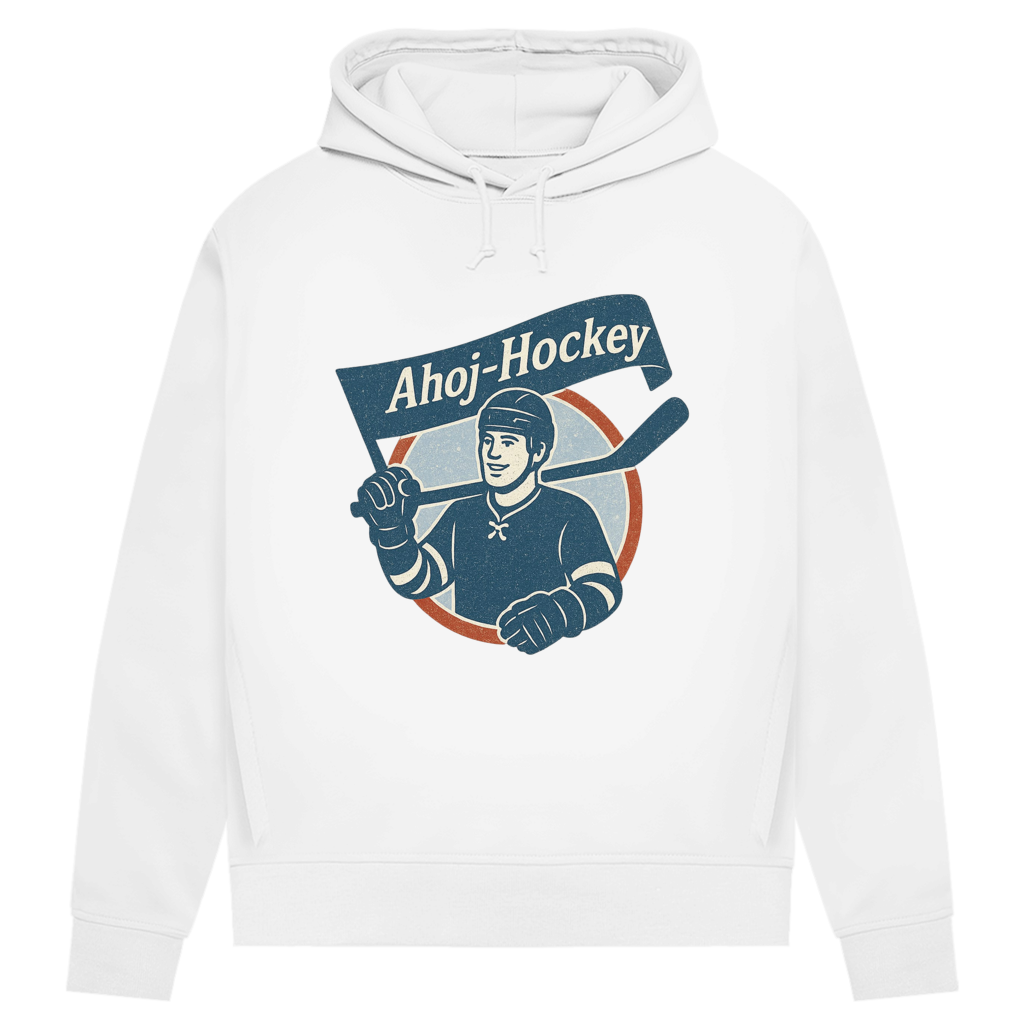 Damen Premium Bio Hoodie AHOJ-HOCKEY VINTAGE
