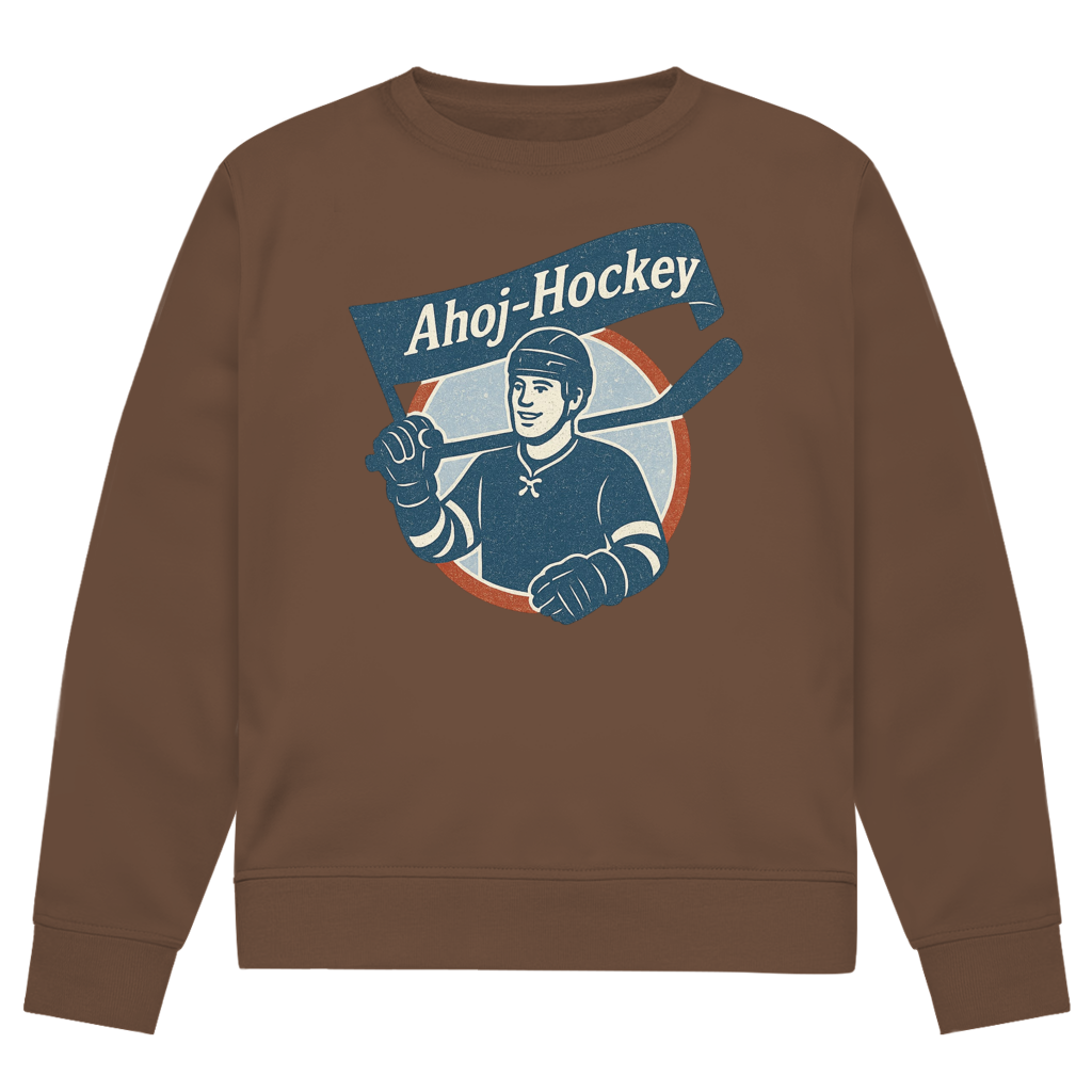 Unisex Sweatshirt AHOJ-HOCKEY VINTAGE