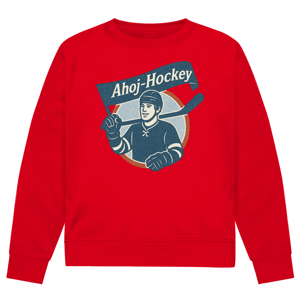 Unisex Sweatshirt AHOJ-HOCKEY VINTAGE