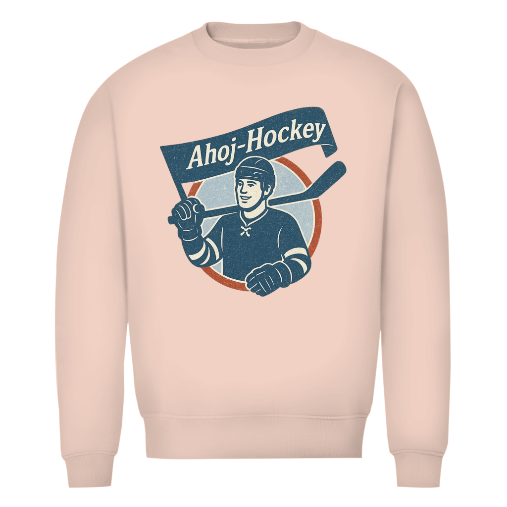 Unisex Sweatshirt AHOJ-HOCKEY VINTAGE