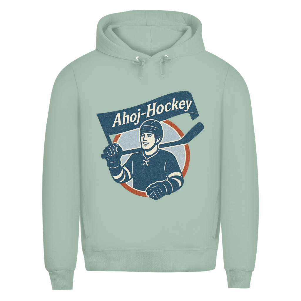 Premium Bio Hoodie AHOJ-HOCKEY VINTAGE