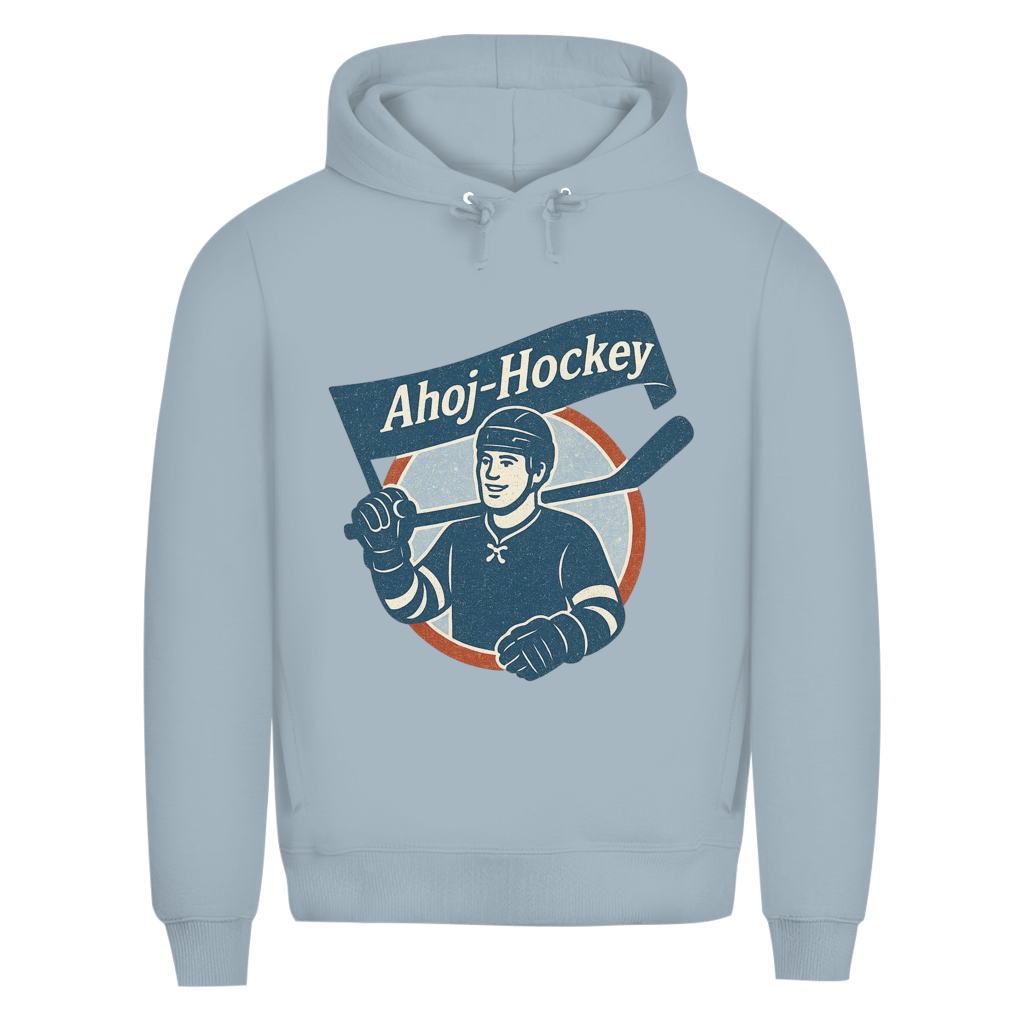 Premium Bio Hoodie AHOJ-HOCKEY VINTAGE