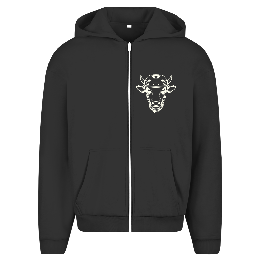 Oversize Zipper HOCKEYKUH (front&back)