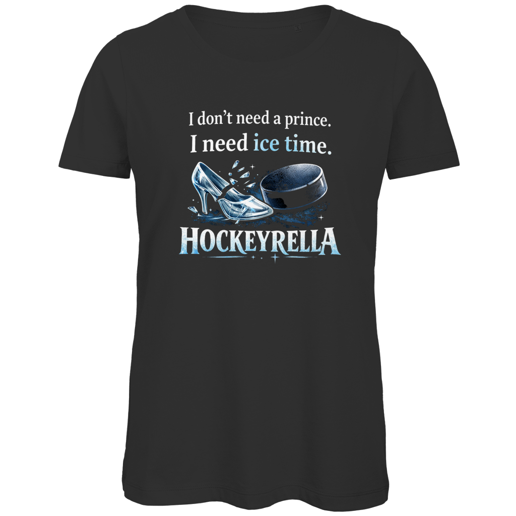 Ladies T-Shirt NO PRINCE HOCKEYRELLA