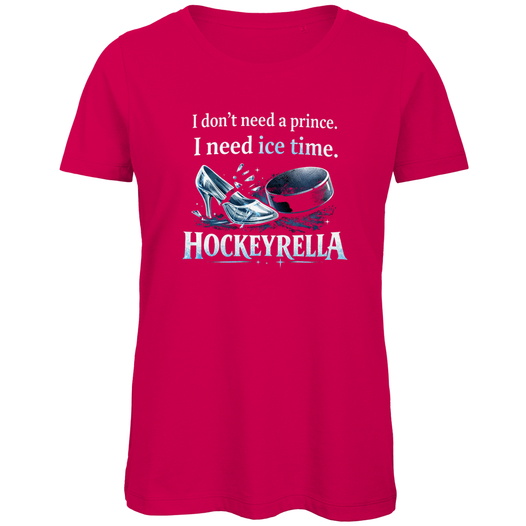 Ladies T-Shirt NO PRINCE HOCKEYRELLA