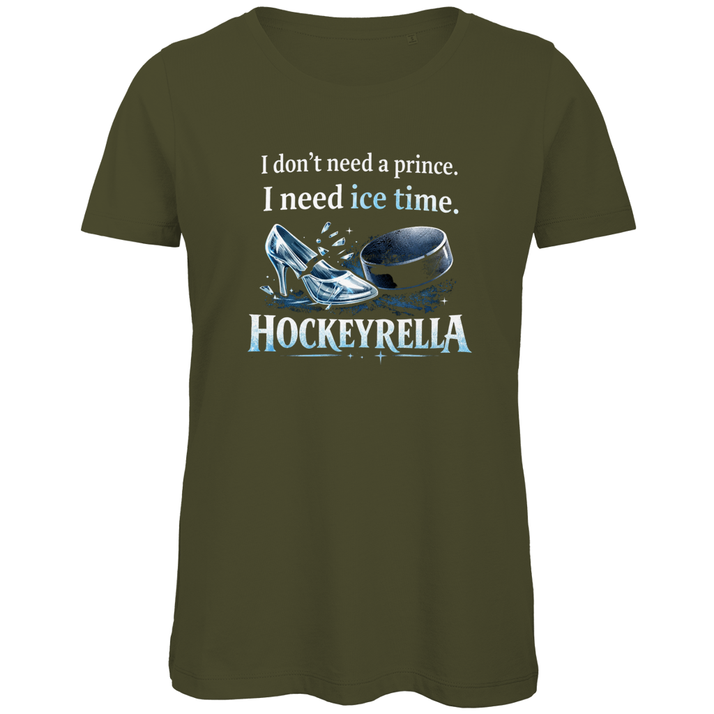 Ladies T-Shirt NO PRINCE HOCKEYRELLA