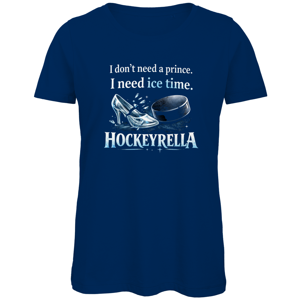 Ladies T-Shirt NO PRINCE HOCKEYRELLA