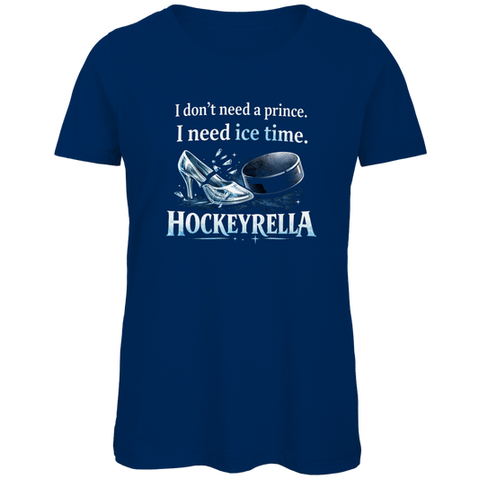 Ladies T-Shirt NO PRINCE HOCKEYRELLA