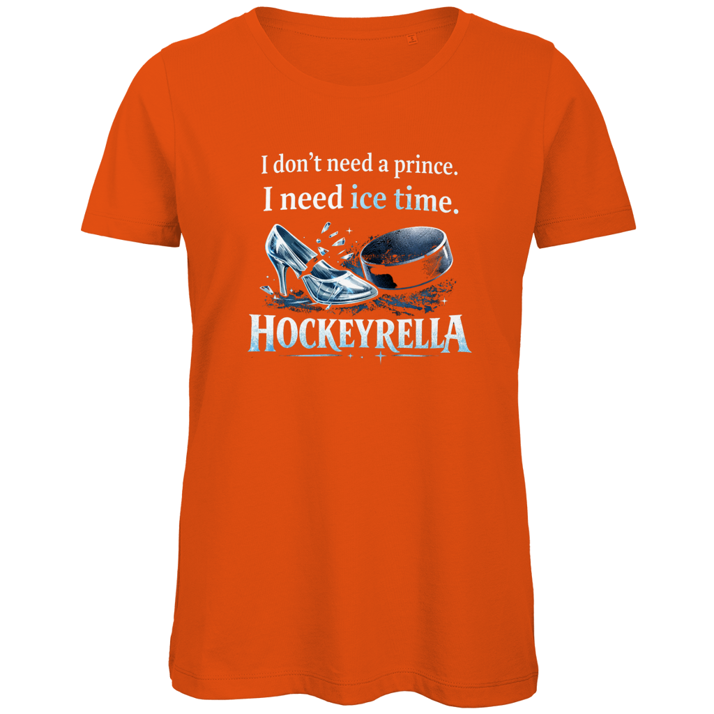 Ladies T-Shirt NO PRINCE HOCKEYRELLA