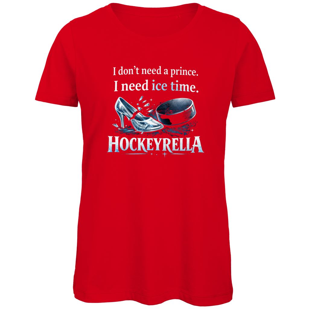 Ladies T-Shirt NO PRINCE HOCKEYRELLA