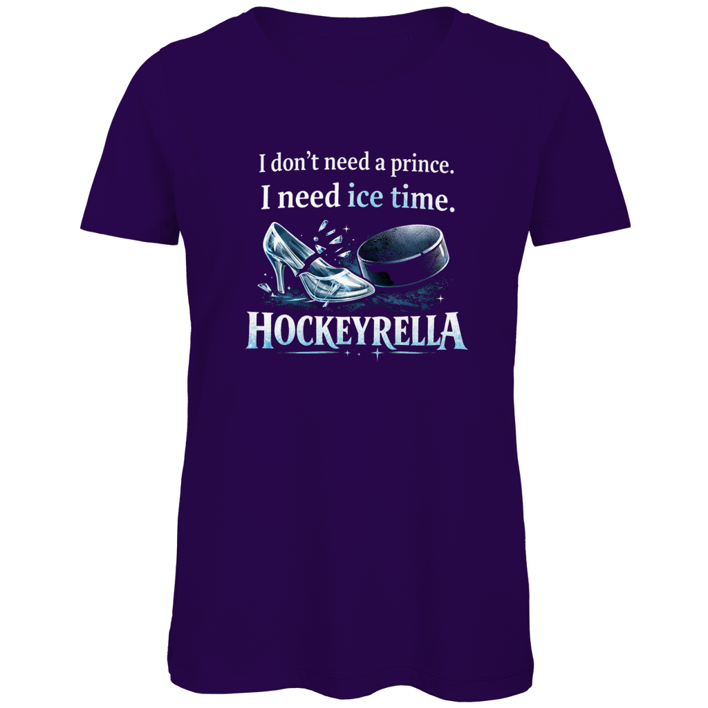 Ladies T-Shirt NO PRINCE HOCKEYRELLA