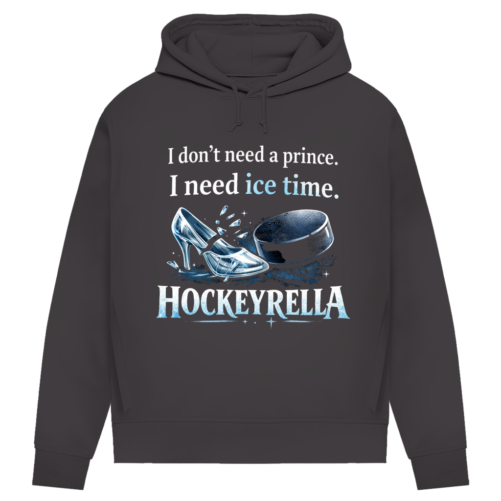 Damen Premium Bio Hoodie NO PRINCE HOCKEYRELLA