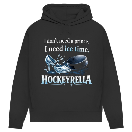 Damen Premium Bio Hoodie NO PRINCE HOCKEYRELLA