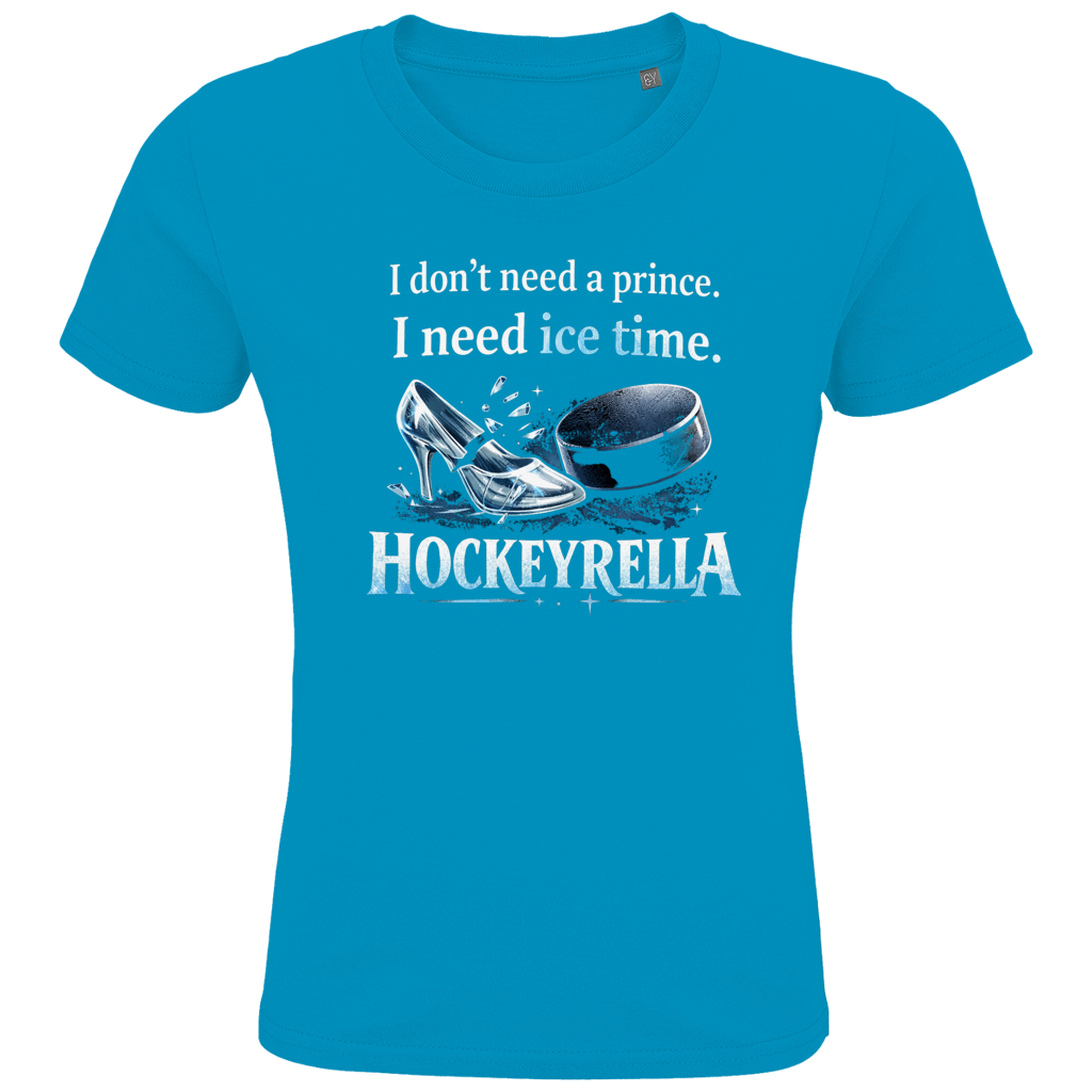 Kids T-Shirt NO PRINCE HOCKEYRELLA
