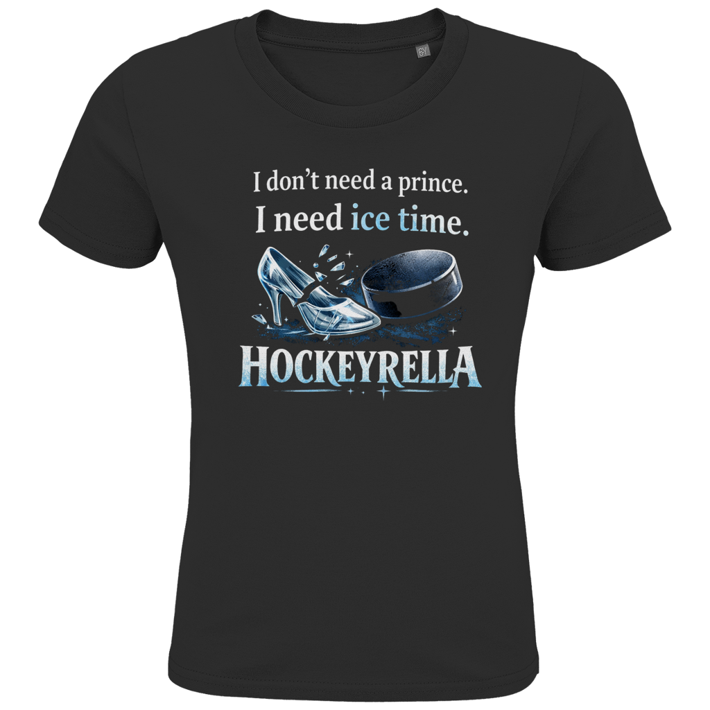 Kids T-Shirt NO PRINCE HOCKEYRELLA