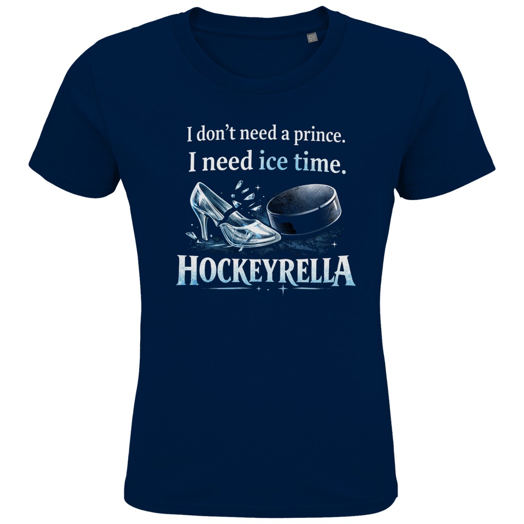 Kids T-Shirt NO PRINCE HOCKEYRELLA