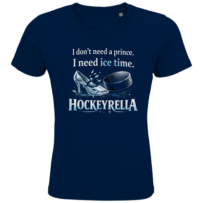 Kids T-Shirt NO PRINCE HOCKEYRELLA