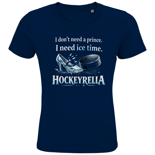 Kids T-Shirt NO PRINCE HOCKEYRELLA
