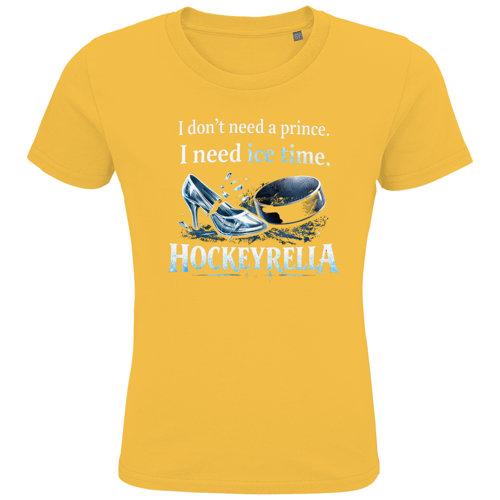 Kids T-Shirt NO PRINCE HOCKEYRELLA