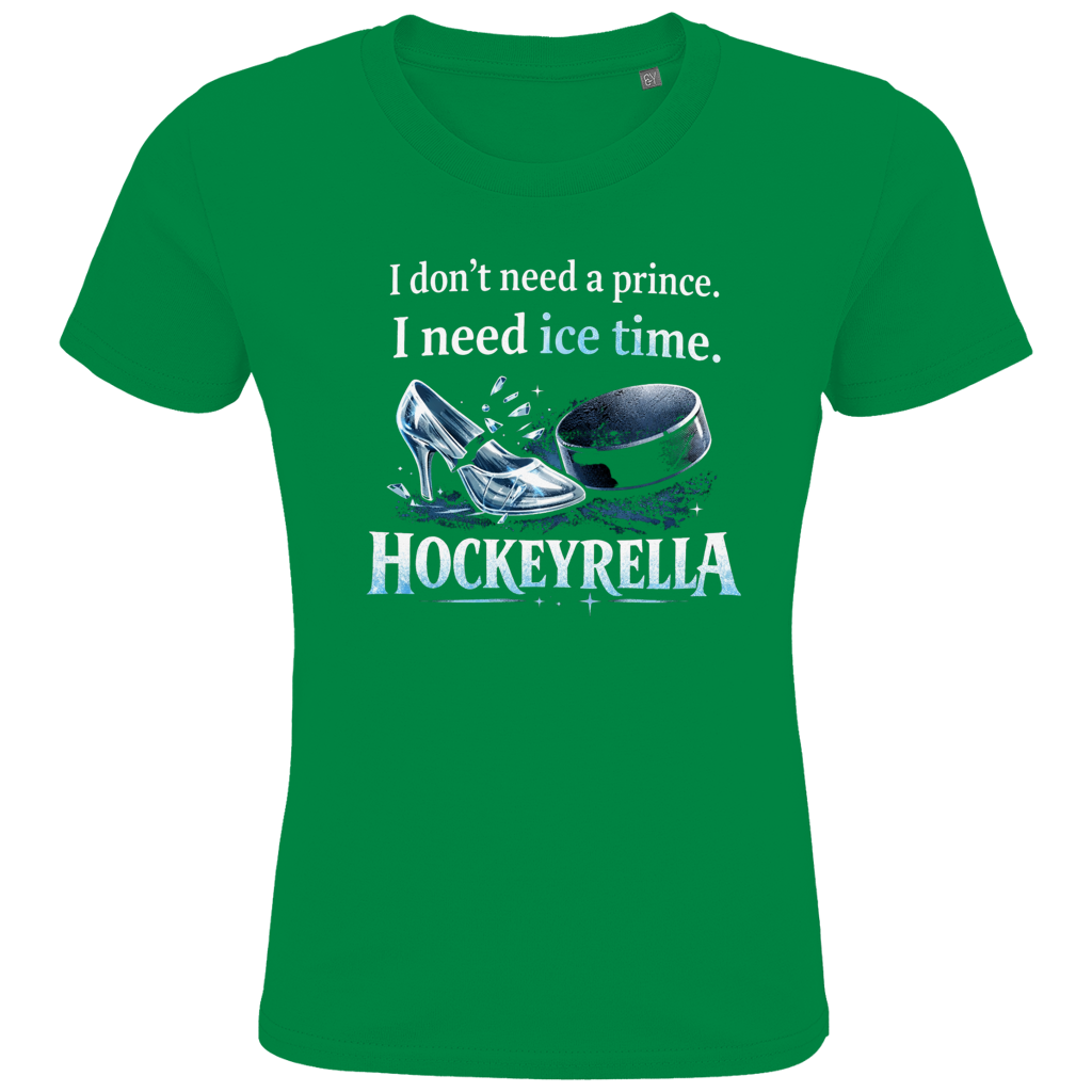 Kids T-Shirt NO PRINCE HOCKEYRELLA