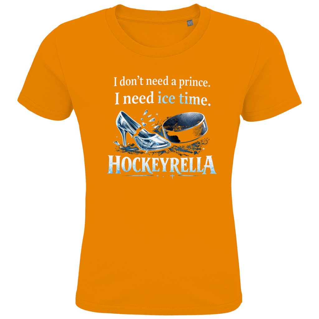 Kids T-Shirt NO PRINCE HOCKEYRELLA