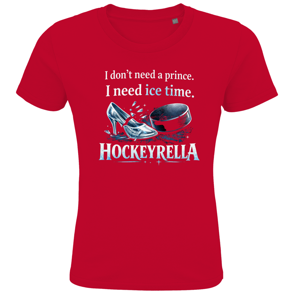 Kids T-Shirt NO PRINCE HOCKEYRELLA
