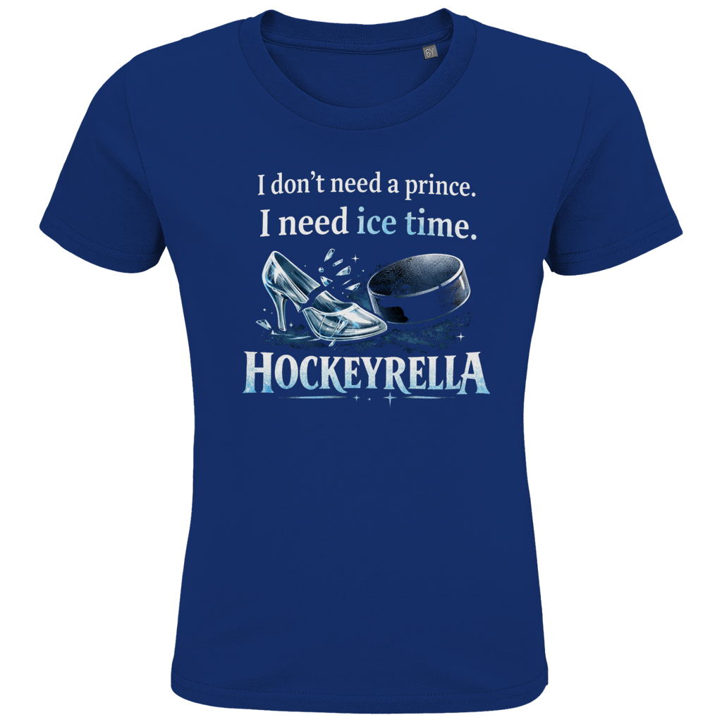 Kids T-Shirt NO PRINCE HOCKEYRELLA