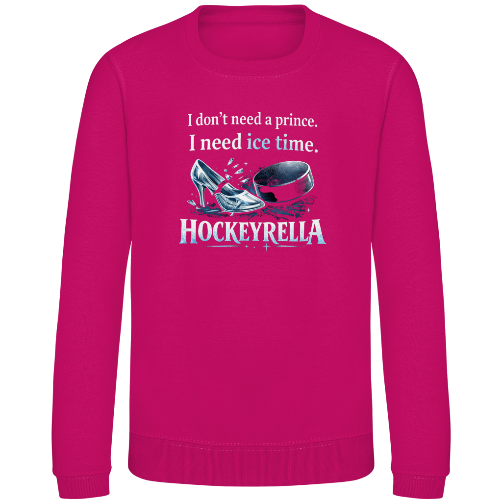Kids Sweatshirt NO PRINCE HOCKEYRELLA