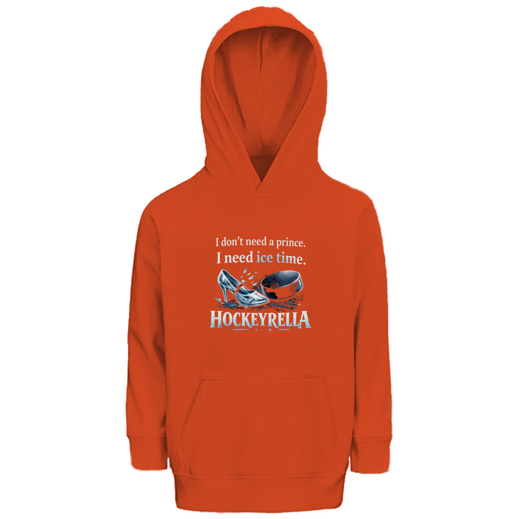 Kids Hoodie NO PRINCE HOCKEYRELLA