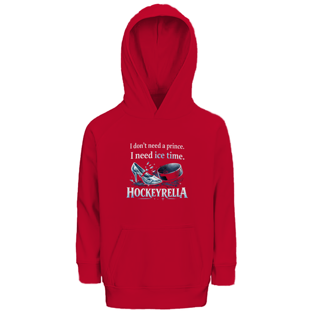 Kids Hoodie NO PRINCE HOCKEYRELLA