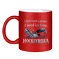 Glitzertasse NO PRINCE HOCKEYRELLA