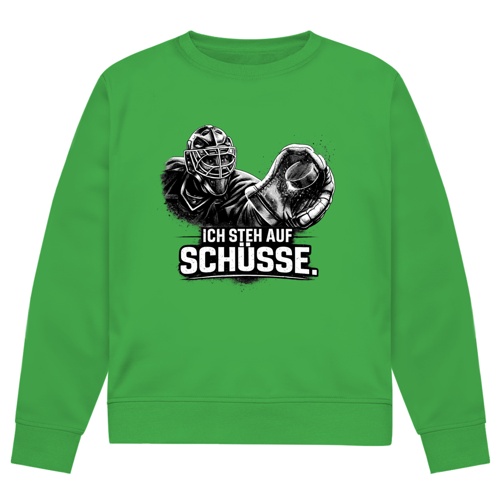 Unisex Sweatshirt GOALIE - STEH AUF SCHÜSSE