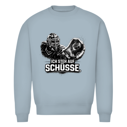 Unisex Sweatshirt GOALIE - STEH AUF SCHÜSSE
