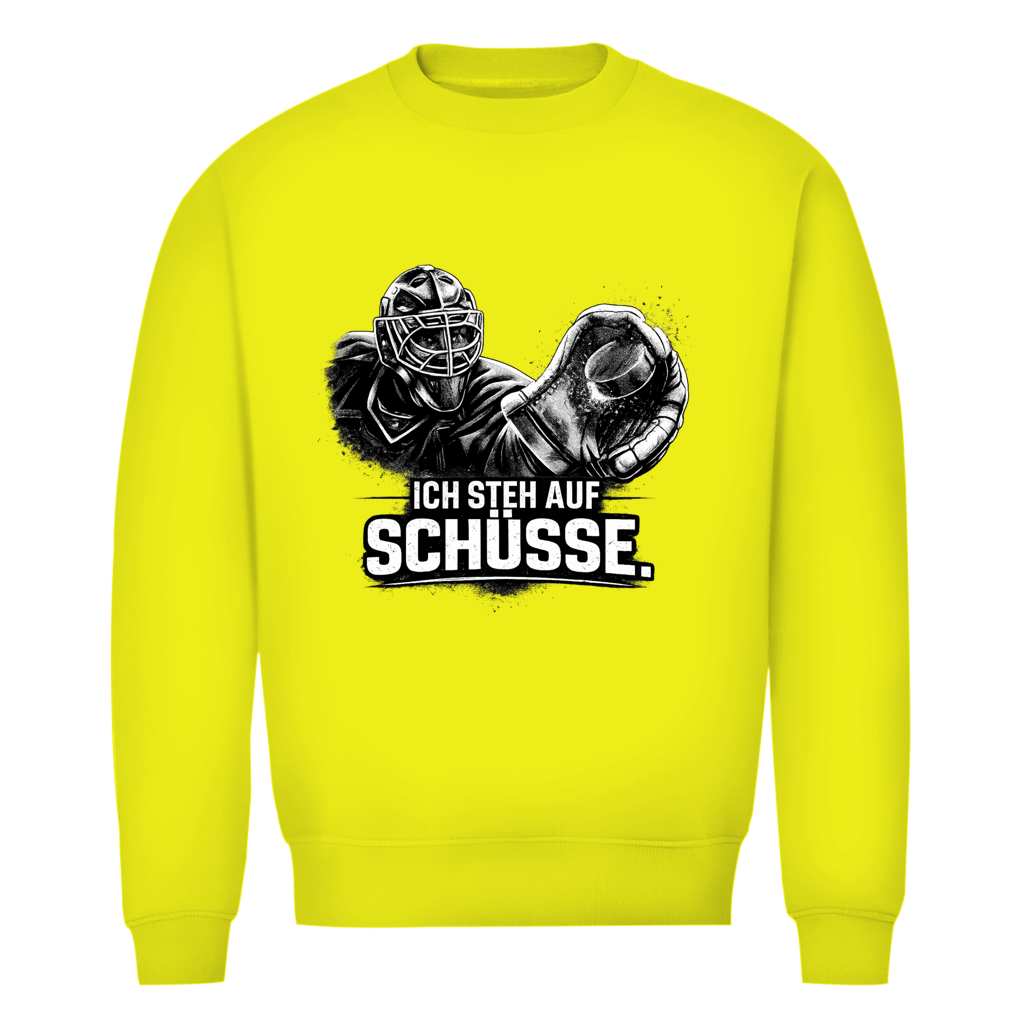 Unisex Sweatshirt GOALIE - STEH AUF SCHÜSSE