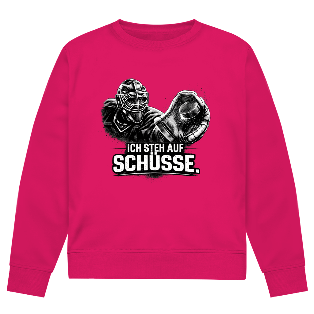 Unisex Sweatshirt GOALIE - STEH AUF SCHÜSSE