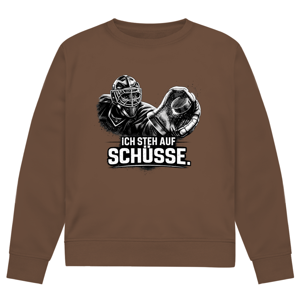 Unisex Sweatshirt GOALIE - STEH AUF SCHÜSSE