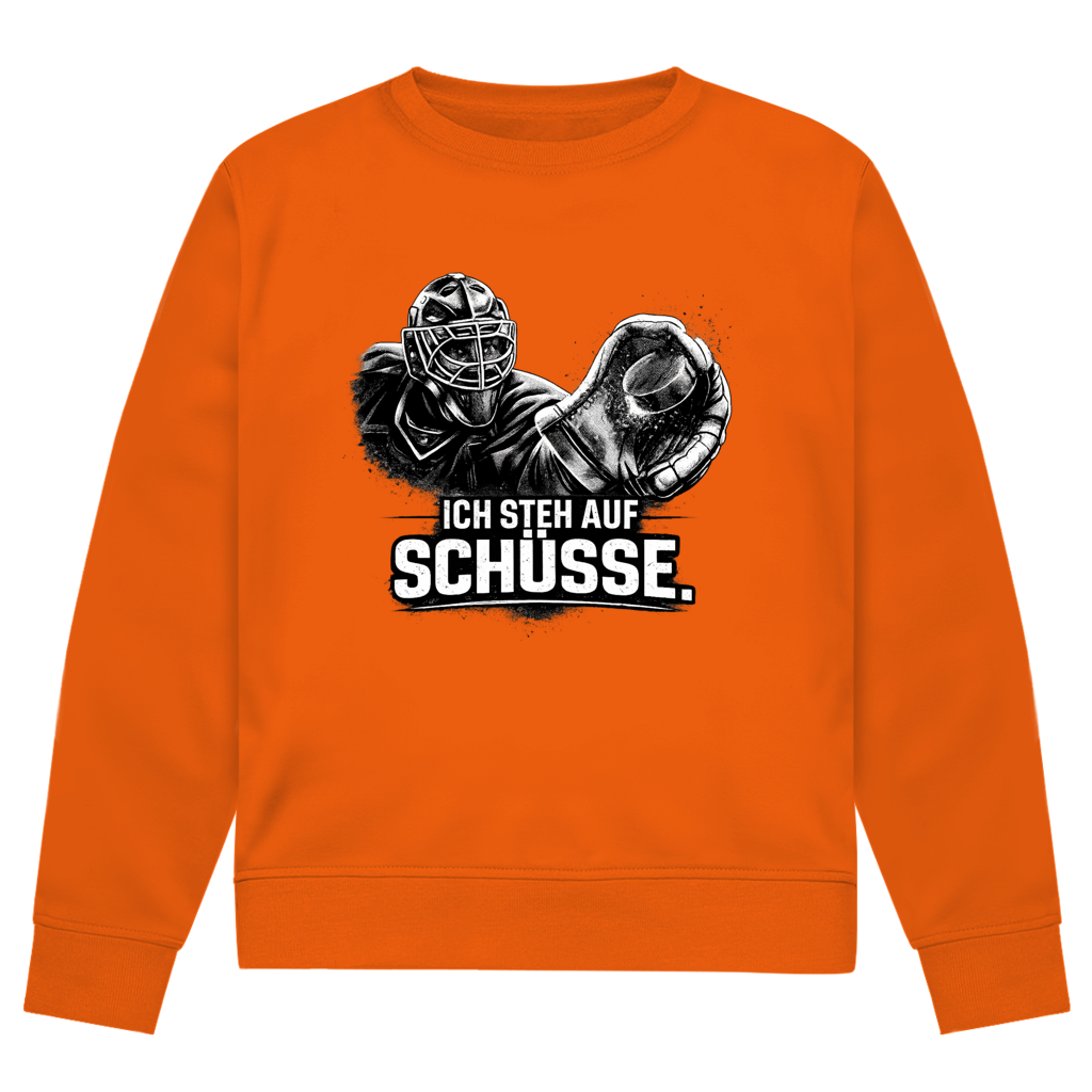 Unisex Sweatshirt GOALIE - STEH AUF SCHÜSSE
