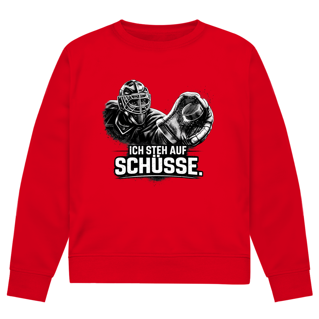 Unisex Sweatshirt GOALIE - STEH AUF SCHÜSSE