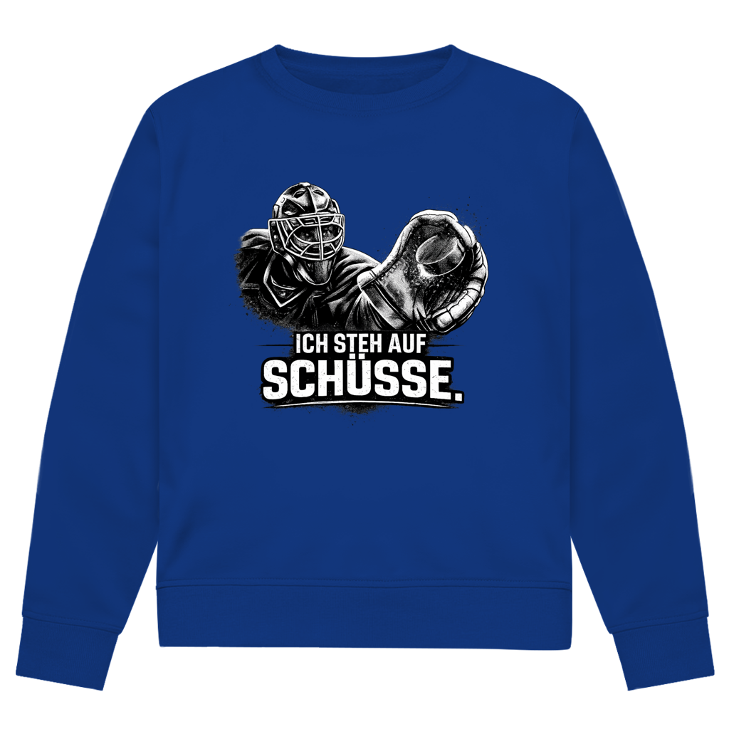 Unisex Sweatshirt GOALIE - STEH AUF SCHÜSSE