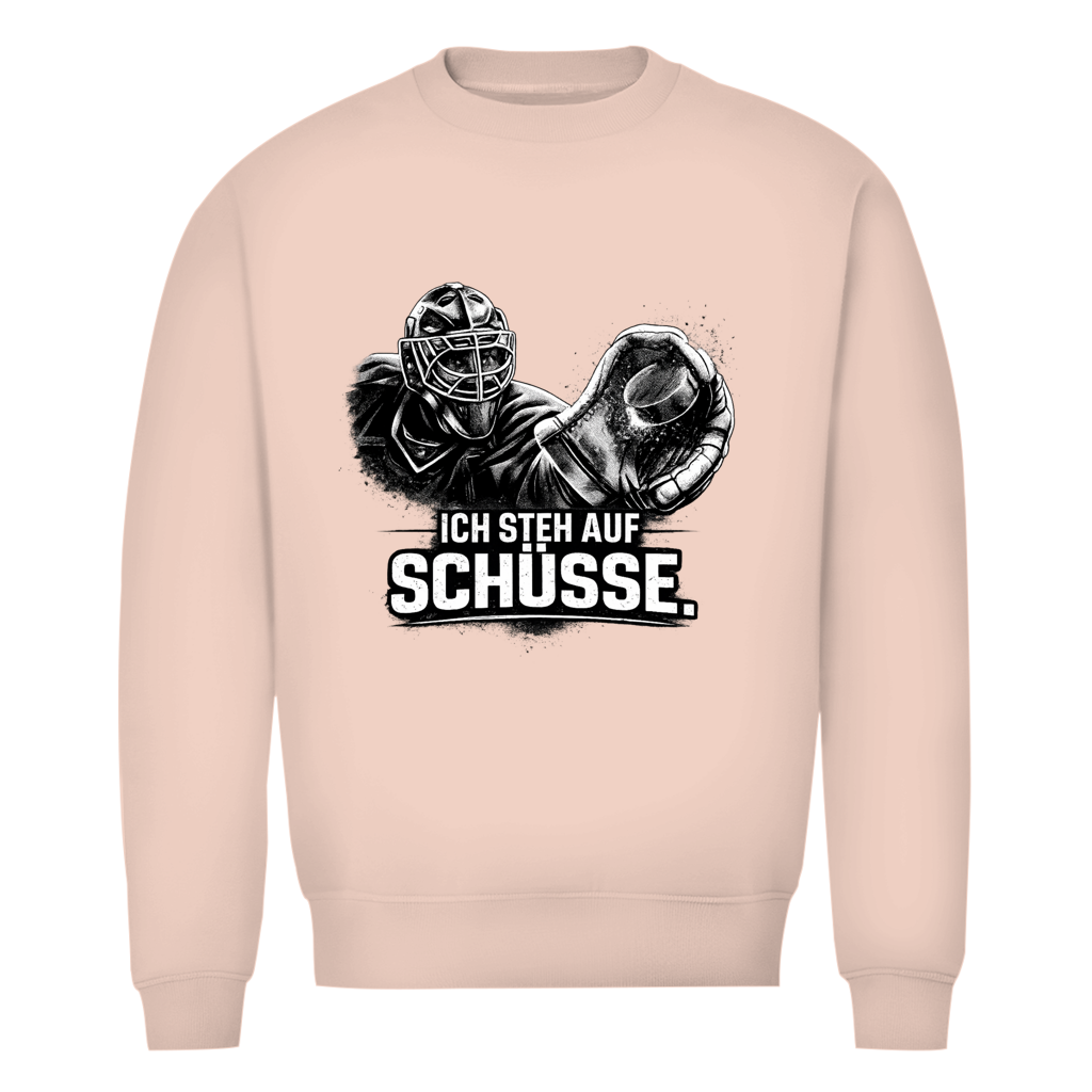 Unisex Sweatshirt GOALIE - STEH AUF SCHÜSSE